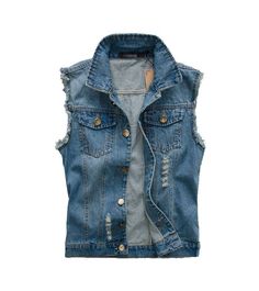 - Gross Weight : 510g - Material : Cotton - 1 inch = 2.54cm - if you cant confirm which size fit you, check our size guide or contact us. Mens Denim Vest, Mens Vest Coat, Jeans Waistcoat, Denim Vest Men, Sleeveless Jean Jackets, Jeans Vest, Denim Waistcoat, Hip Hop Jacket, Moda Denim