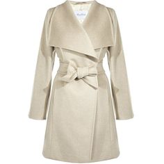 MaxMara Azalea Cashmere Coat ($2,795) ❤ liked on Polyvore Semi Formal Wear, Cozy Coats, Womens Clothes, Collared Coat, Winter White, 404 Error, Designer Outfits Woman, Harrods