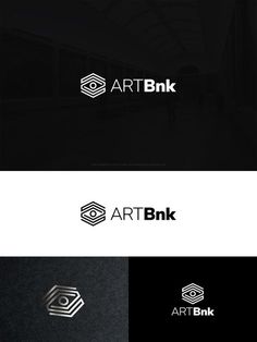 the logo for art bank, which is designed to look like it has been made out of