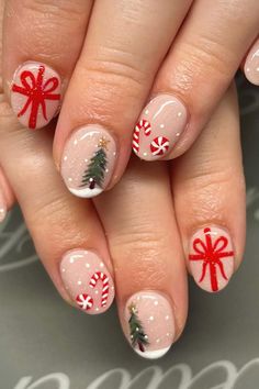 Get ready to make your nails festive this holiday season with these 16 easy Christmas nail designs for 2024! Whether you love jolly reds, sparkly blues, or playful snowflakes, there's a design here for everyone. From intricate nail art to simple color combos, you can express your holiday spirit right at your fingertips. Perfect for family gatherings, Christmas parties, and cozy nights in, these nail designs will have your hands looking merry and bright all season long. Check them out and get inspired! Nutcracker Nails Designs, Nutcracker Nails, Christmas Present Nails, Christmas Nail Designs Easy, Xmas Nail, Christmas Nail Ideas, Nail Aesthetic, Festive Manicure, Christmas Tree Nails