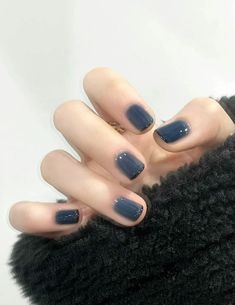 Nail Nail Designs, Blue Gel Nails, Nails Art Designs, Art Designs Ideas, Carpet Ideas, Minimal Nails, Cute Gel Nails