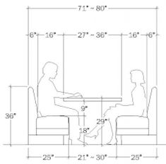 a drawing of a person sitting at a table with a laptop computer on top of it