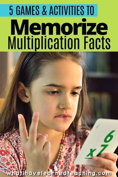 Memorizing multiplication facts via flashcards is not the only way to learn the times tables. Help your elementary students know and understand their multiplication facts with these 5 games and activities. Learning multiplication facts can be a daunting task. These fun games and activities will help. #multiplicationgames Best Way To Learn Multiplication Facts, Memorizing Multiplication Facts Fun, Ways To Teach Multiplication Facts, Best Way To Teach Multiplication Facts, Multiplication Facts Party, Memorize Multiplication Facts, How To Learn Multiplication, Fun Ways To Learn Multiplication Facts, Fun Ways To Practice Multiplication