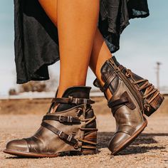 Freebird CRUE - Individually hand crafted from start to finish. Freebird Shoes, Freebird Boots, Women's Booties, Handcrafted Boots, Freebird By Steven, Leather Booties, Leather Ankle Boots, Biker Boot, Me Too Shoes