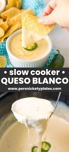 this slow cooker quesadilla dip is the perfect appetizer for any party