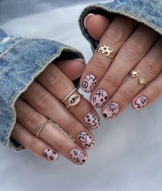 Nail Art Funky, Lexi Nails, Short Summer Nails, Pretty Fingers, Summer Nails 2024, Nails Love, Nude Nail Designs