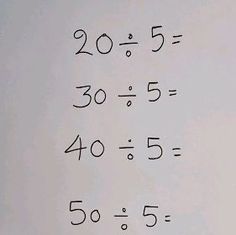 the numbers are written in different ways on a piece of paper that has been drawn