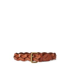 Crafted with supple vachetta leather this belt unites a braided construction and an antiqued brass buckle engraved with our signature logo. Women Ralph Lauren, Belt For Women, Braided Belt, Old Money Style, Old Money Aesthetic, Brass Buckle, Luxury Accessories, Signature Logo, Old Money