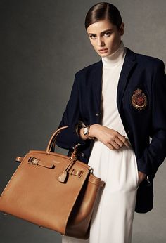 Le RL 50 Ralph Lauren Tote, Ralph Lauren Womens Clothing, 50th Anniversary Celebration, Latest Handbags, Chique Outfits, Taylor Hill, Ralph Lauren Style, Ralph Lauren Collection, Ralph Lauren Outfits