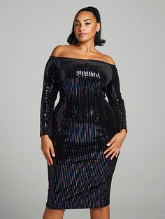 Gabrielle Union, Sequin Midi Dress, Fashion To Figure, Cutout Bodysuit, Illusion Dress, Stunning Outfits, Ruched Dress, Sleek Look, Plus Size Dress