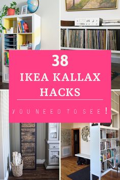 there are pictures of ikea kallax hacks that you need to see