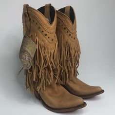 Brand New, With Tags Still Attached Liberty Black Fringe Boots In The Color Lote. Size 9. Comes In Original Box. Leather Fringe Boots For Rodeo, Leather Fringe Boots With Closed Toe, Leather Pointed Toe Boots With Fringe, Leather Boots With Fringe And Round Toe, Black Fringe Boots, Fall Footwear, Harness Boots, Country Concert, Fringe Boots