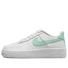 (GS) Nike Air Force 1 'White Mint Foam' CT3839-105 (AF1/SNKR/Skate/Light/Casual/Low Top) White Nike Air Force 1 Casual Streetwear, Casual White Nike Air Force 1 For Streetwear, Nike Air Force 1 Casual Shoes For Light Sports, Casual Nike Air Force 1 For Light Sports, White Nike Air Force 1 For Sports, White Nike Air Force 1 Casual Sports, White Nike Air Force 1 Casual Sports Shoes, White Skate Shoes For Light Sports, Nike Air Force 1 Casual Light Sports Shoes