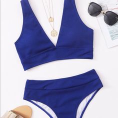 Blue Swim Suit Nwt! Runs Small Make An Offer! Swimsuit Shein, Venus Swimwear, High Neck Swimsuits, Long Sleeve Swimsuit, Kids Swimwear, Women Swimsuits