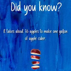 Fun Fact Friday! Did you also know you can earn money by completing surveys? Visit acop.com to learn more! #acop #americanconsumeropinion #surveysformoney #funfactfriday #applecider #fall #autumn Apple Cider, Fall Autumn, To Learn