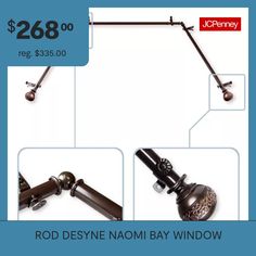 the rod desyne nomi bay window is $ 28 00