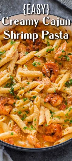 Cajun Shrimp Pasta recipe that makes for the BEST pasta dinner that is ready in under 30 minutes! Buttery cajun shrimp in a creamy cajun sauce mixed with pasta. An easy pasta dish packed with so much flavor! Best Pasta Dinner, Creamy Cajun Sauce, Creamy Cajun Shrimp, Shrimp Pasta Dishes, Creamy Cajun Pasta, Penne Noodles, Creamy Cajun Shrimp Pasta