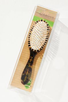 Birchwood bristles; cellulose acetate Imported | Hand-Crafted Italian-Made Hair Brush by Creative Pro Hair Tools in Brown, Women's at Anthropologie Pro Hair, Cellulose Acetate, Hair Brush, Hair Tools, Christmas List, Creative Professional, Holiday Gifts, Anthropologie, Hand Crafted