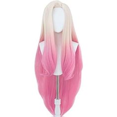 New In Bag Comes W Wig And New Wig Cap Ears Not Included Many Ways To Wear This Wig! Platinum Blonde Ombre, Pink Wig, Ombre Wigs, Anime Costumes, Costume Wigs, Blonde Ombre, Platinum Blonde, Wig Cap, Pink Yellow