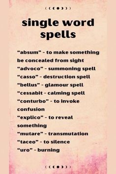 Fun Spells To Try, Nightmare Spell Witchcraft, Spoken Spells Witchcraft, Witchcraft Success Spell, Spells For Self Healing, 1 Word Spells, Spells To Find Lost Things, Spell To Make Something Happen, Mental Healing Spell