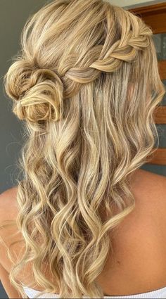 Bridemaids Hairstyles, Bridesmaid Hair Long, Bridesmaid Hair Makeup