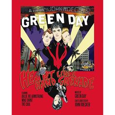 a poster for the green day concert