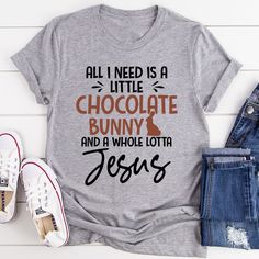 All I Need Is A Little Chocolate Bunny Unisex T Shirt Hoodie All Color Plus Size Up To S 5XlAll I Need Is A Little Chocolate Bunny Unisex T Shirt Hoodie All Color Plus Size Up To S 5Xl Easy 30 day return policy   This model reduces inventory waste and allows customers to create personalized designs. These t-shirts are made from high-quality materials and come in a range of sizes and colors, making them versatile for any occasion. Sassy Tee, Bunny T Shirt, Faith Tees, Chocolate Bunny, Fall Tee, Mom Tees, Halloween Tees, Christmas Tees, Graphic Tee Shirts