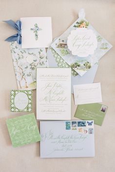 Coastal Garden Party – Paradise Design Co. | Dream Invitations Designed Just for You Garden Wedding Invite, Coastal Wedding Decorations, Green And Blue Wedding Theme, Blue And Green Wedding Invitations, Rosarito Wedding, Traditional Save The Date, Chinoiserie Invitation, Malibu Elopement