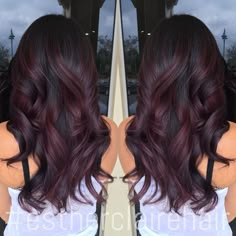 Burgundy Balayage, Trendy We Fryzurach, Dark Red Hair, Lilac Hair, Ombré Hair