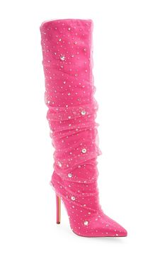 Pointy Toe Boots, Pink Stilettos, Catty Noir, Azalea Wang, Pink High Heels, Boots Are Made For Walking, Pink Boots, Western Boots Women