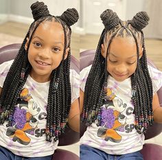 Kids braids with beads, braided hairstyles for kids, kids braided hairstyle ideas, Kids Braids With Beads, Kids' Braids