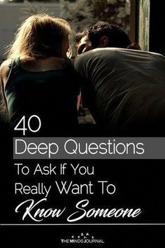 These deep questions to ask to know someone will help you get to know them on an intimate level, and give you a peek into the kind of person they really are. Questions To Know Someone, Questions To Get To Know Someone, Deep Questions To Ask, Questions To Ask Your Boyfriend, Conversation Topics, Fun Questions To Ask, Deep Questions, Relationship Questions