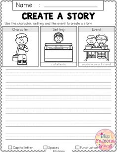 the story worksheet for children to learn how to write and draw with their own name