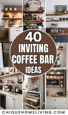 the top ten coffee bar ideas for home living