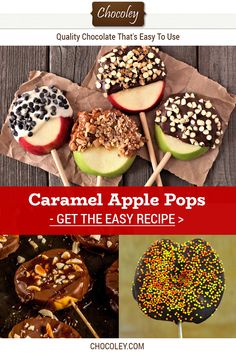 an image of caramel apple pops recipe