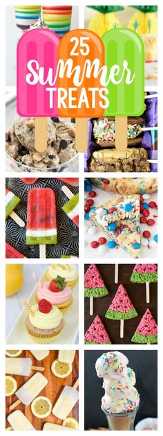 25 summer treats that are perfect for the kids to eat and have fun in the sun