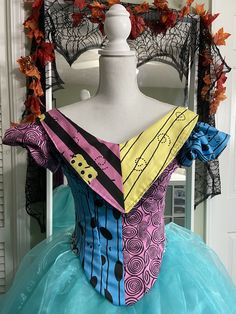 a dress made to look like a woman's costume