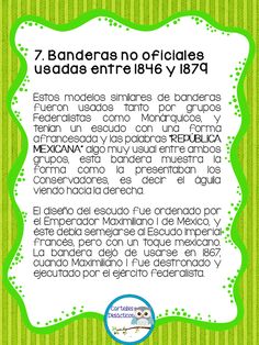 a green and white sign that says 7 bandaeras no officiables,