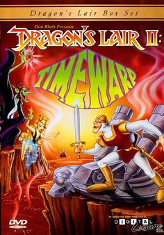 the cover art for dragon's lar ii, an animated video game that was released in 1994