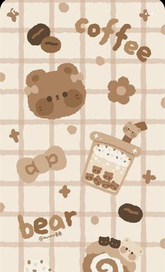 a teddy bear and some cookies on a blanket