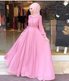 Circle Skirt Outfits, Pink Skirt Outfits, Muslim Fashion Hijab Outfits, Muslim Fashion Hijab, Muslim Fashion Dress, Muslimah Fashion Outfits