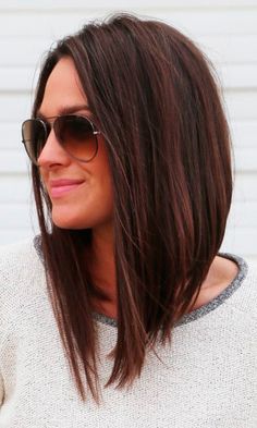 Longbob Hair, A Line Haircut, Long Angled Bob, Angled Bob Hairstyles, Blonde Short, Long Bob Haircuts, Red Fall, Hair 2018, Hair Styles 2017