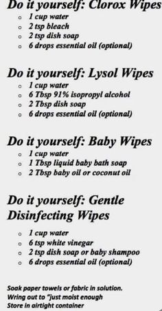 the instructions for how to use baby wipes