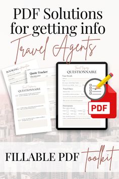 the ultimate guide to getting info for travel agent's and other personal informations