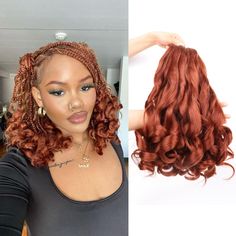 PRICES MAY VARY. ✅【New Hairstyle Design】French curly braiding hair,french curl braiding hair,spanish curly braiding hair,french curl braids,bouncy braiding hair,micro box braids, spiral curly braiding hair extensions,Ombre curly braiding hair for black women,hair extensions for braids. ✅【Premium Texture of French Curly Braiding Hair】Curly braiding hair 12 inch is manageable as human hair extensions,silky smooth texture,which is perfect for twists,braids,and locs.The bouncy braiding hair is beaut Curly Ends Hair, Hair Extensions For Braids, Curly Braiding Hair, French Curl Braids, Curl Braids, French Curls, Braids Boho, Twists Braids, Time Magic