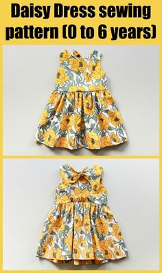 sewing patterns for baby girls Toddler Dress Patterns Sewing, Toddler Girl Dress Pattern Free, Baby Dress Sewing Pattern Free, Sewing Childrens Clothes, Free Baby Girl Sewing Patterns, Childrens Dress Patterns Free, Kids Dress Sewing Tutorials, Baby Girl Dress Pattern Free, Free Childrens Sewing Patterns