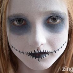 Face Paint Ideas For Kids, Paint Ideas For Kids, Zombie Face Makeup, Halloween Face Paint Ideas, Ghost Face Paint, Zombie Face Paint, Easy Halloween Face Painting