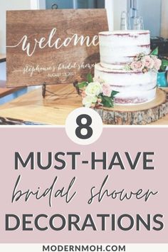 the 8 must have bridal shower decorations that are perfect for your wedding or special event