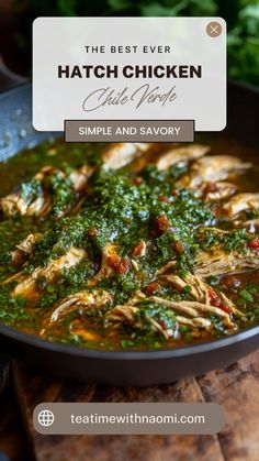 the best ever hatch chicken with herbs and savory