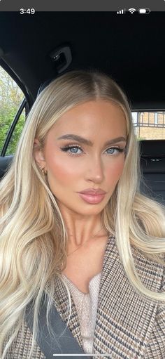 Natural Makeup Styles, Bridal Makeup For Blondes, No Make Up Make Up Look, Natural Makeup Style, Fair Skin Makeup, Pale Makeup, Festival Make Up, Natural Prom Makeup, Natural Glam Makeup